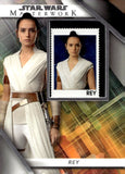 2022 Rey Relic Topps Star Wars Masterwork Commemorative Stamp Card #SC-RS