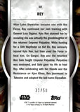 2022 Rey Topps Star Wars Masterwork Purple 31/50 #16