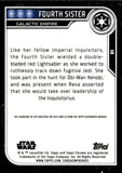 2023 Rya Kihlstedt as Fourth Sister Auto Autograph Topps Chrome Star Wars Galactic Empire Refractor #10