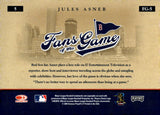 2004 Jules Asner Auto Autograph Donruss Leather and Lumber Fans of the Game #FG-5