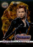 2022 Black Widow Upper Deck Marvel Allure Infinity Stones Mind Stone 005/299 Refractor #IS-3