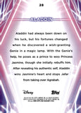 2026 Aladdin Topps Disney Neon Pink Green Blue Foil 140/150 #28 Aladdin