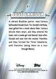 2026 Jose Carioca Topps Disney Chrome Green Mini Diamonds Refractor 37/99 #97 The Three Caballeros
