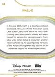 2025 Wall-E Topps Disney Chrome Aqua Refractor 028/199 #68 Wall-E