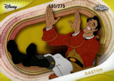 2025 Gaston Topps Disney Chrome Yellow Refractor 195/275 #127 Beauty and the Beast