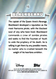 2026 Black Beard Topps Disney Chrome Blue Refractor 112/150 #15 Pirates of the Caribbean