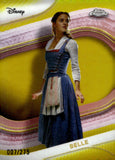 2025 Belle Topps Disney Chrome Yellow Refractor 007/275 #129 Beauty and the Beast