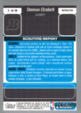 2005-06 Shannon Elizabeth Rookie Topps Bowman Chrome Basketball Refractor 026/300 #149 Actress/Model