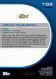 2005-06 Jenny McCarthy Rookie Topps Finest Basketball Refractor 013/249 #103 Actress