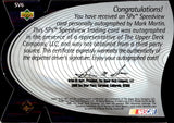 1997 Mark Martin Auto Autograph Upper Deck SPx #SV6 NASCAR