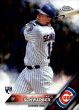2016 Kyle Schwarber Topps Chrome Baseball Rookie #166 Chicago Cubs