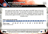 2016 Kyle Schwarber Topps Chrome Baseball Rookie #166 Chicago Cubs