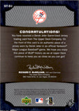 2005 Derek Jeter Relic Upper Deck Sweet Spot Baseball Sweet Threads #ST-DJ  New York Yankees (Edge Chipping)
