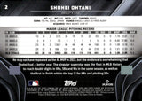 2023 Shohei Ohtani Topps Chrome Black Baseball #2 Los Angeles Angels