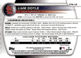 2025 Liam Doyle Auto Autograph Topps Bowman Chrome Baseball 1st Bowman #CPA-LD St. Louis Cardinals
