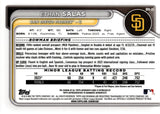 2024 Ethan Salas Auto Autograph Topps Bowman Chrome Baseball Mojo #BMA-ES San Diego Padres