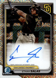 2024 Ethan Salas Auto Autograph Topps Bowman Chrome Baseball Mojo #BMA-ES San Diego Padres