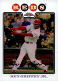2008 Ken Griffey Jr. Topps Chrome Baseball Refractor #152 Cincinnati Reds