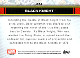 2026 Black Knight Topps Chrome Marvel Pink Refractor 062/250 #014
