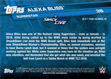 2017 Alexa Bliss Rookie Topps WWE #36 Smackdown