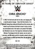 2018 Chris Jericho Topps WWE Undisputed 30 Years of Survivor Series Blue 19/25 #SS-12