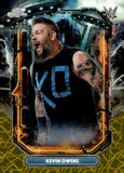 2026 Kevin Owens Topps Chrome Cosmic WWE Extraterrestrial Talents Gold Interstellar Refractor 03/50 #ET-25 Smackdown
