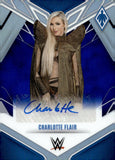 2023 Charlotte Flair Auto Autograph Panini WWE Chronicles Phoenix Blue Prizm 32/49 #PA-FLA Smackdown