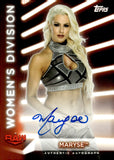 2021 Maryse Auto Autograph Topps WWE Women's Division 68/75 #A-MZ Monday Night Raw