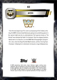 2025 Batista Topps Chrome WWE Orange Geometric Refractor 19/25 #43 Legends