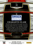 2022 Charlotte Flair Panini WWE Select Concourse Level Blue Prizm 036/299 #45 Smackdown