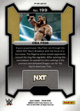 2024 Oba Femi Rookie Panini WWE Prizm Green Prizm #199 NXT