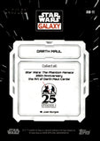 2024 Darth Maul Topps Chrome Star Wars Galaxy The Phantom Menace 25th Anniversary Art of Darth Maul Blue Refractor 045/150 #AM-11