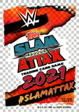 2021 Dominik Mysterio Chrome Slam Attax WWE Yellow Refractor 36/99