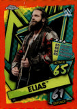 2021 Elias Topps Chrome Slam Attax WWE Orange Refractor 03/25