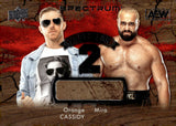 2021 Orange Cassidy Miro Upper Deck AEW Spectrum Table for 2 Relic #T2-12 AEW