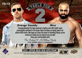 2021 Orange Cassidy Miro Upper Deck AEW Spectrum Table for 2 Relic #T2-12 AEW