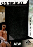 2025 Kyle Fletcher Upper Deck AEW SP Game Used On The Mat Relic 21/50 #OTM-30 AEW