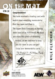 2025 Kyle Fletcher Upper Deck AEW SP Game Used On The Mat Relic 21/50 #OTM-30 AEW