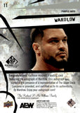 2025 Wardlow Upper Deck AEW SP Game Used Auto Autograph 2/5 #11 AEW