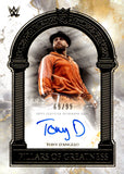2025 Tony D'Angelo Topps Royalty WWE Pillars of Greatness Signatures Auto Autograph 69/99 #PGS-TDA NXT