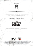 2025 Adrianna Rizzo Topps Royalty WWE Royalty Autographs Auto Autograph Blue 17/25 #RAU-ARI NXT