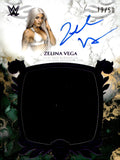 2025 Zelina Vega Topps Royalty WWE Royalty Relic Autographs Auto Autograph Relic Purple 19/50 #RYA-ZVE Smackdown