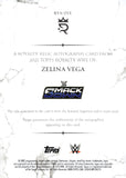2025 Zelina Vega Topps Royalty WWE Royalty Relic Autographs Auto Autograph Relic Purple 19/50 #RYA-ZVE Smackdown