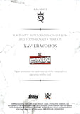 2025 Xavier Woods Topps Royalty WWE Royalty Autographs Auto Autograph Blue 22/25 #RAU-XWO Monday Night Raw