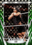2026 AJ Lee Topps Chrome WWE Logofractor Green Logofractor 36/99 #105 Monday Night Raw