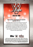 2026 Cruz Del Toro Topps Chrome WWE Auto Autograph Blue Refractor 99/150 #BCA-CDT Monday Night Raw