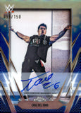 2026 Cruz Del Toro Topps Chrome WWE Auto Autograph Blue Refractor 99/150 #BCA-CDT Monday Night Raw