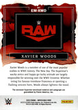 2023 Xavier Woods Panini Impeccable WWE Elegance Auto Autograph Relic 19/75 #EM-XWD Monday Night Raw