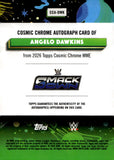 2026 Angelo Dawkins Topps Chrome WWE Cosmic Auto Autograph Black Eclipse Refractor 10/10 #CCA-DWK Smackdown
