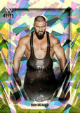 2026 Bron Brkker Topps Chrome Sapphire WWE Yellow Sapphire 42/75 #93 Monday Night Raw